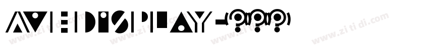 Ave Display字体转换